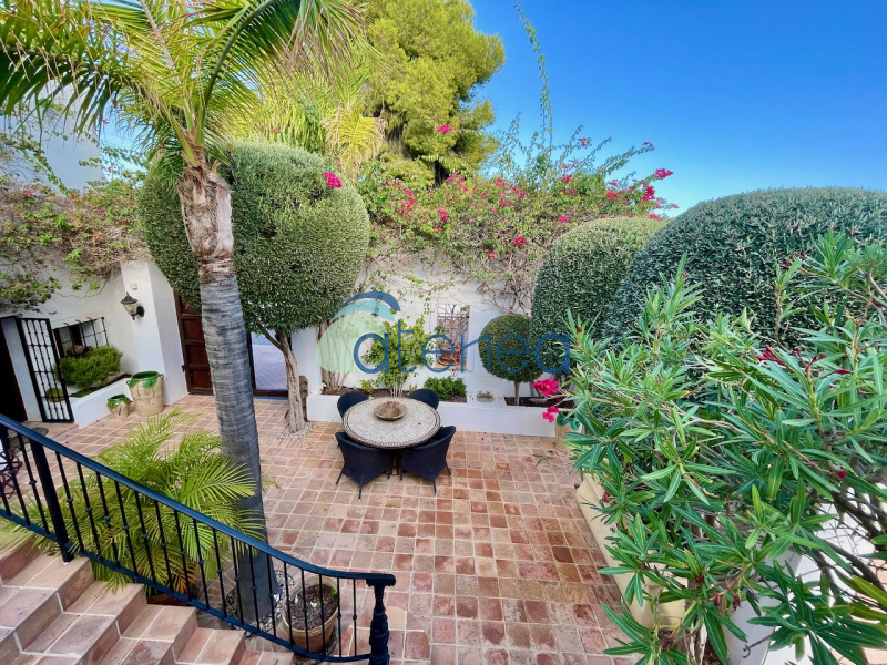 finca rústica encanto elegancia lujo Altea playa mar montaña casa alojamiento 